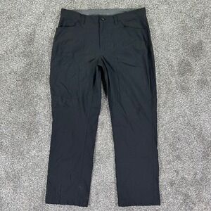 Eddie Bauer First Ascent Guide Pro Fleece Lined Pants Mens 34x30 Black Hiking